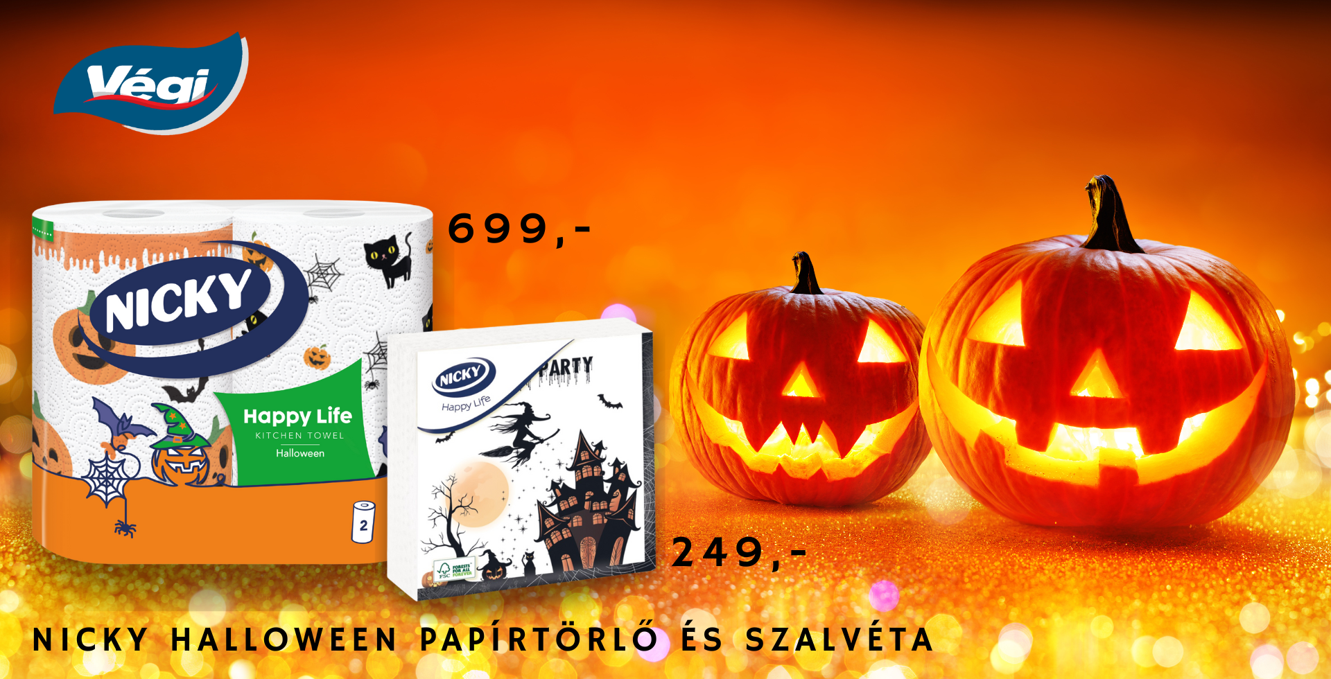 Halloween papírtörlő és szalvéta